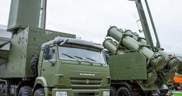 Hệ thống "hỏa tiễn" Nga đáng sợ với 8 xe phóng 32 tên lửa, tầm bắn 260 km