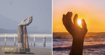 Từ tượng bàn tay trên bãi biển Thanh Hóa, tìm hiểu về tượng bàn tay trên bờ biển Hàn Quốc