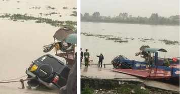 Người đàn ông tử vong trong ô tô Land Cruiser dưới sông