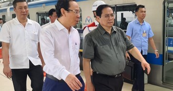 Thủ tướng đi thử nghiệm tàu metro số 1 Bến Thành - Suối Tiên