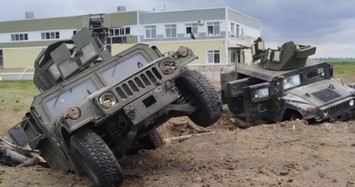 Washington nói về hình ảnh xe quân sự Mỹ bị phá hủy ở tỉnh biên giới Nga giáp Ukraine
