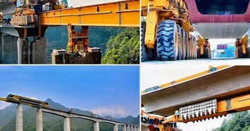 “Siêu cỗ máy” xây cầu khổng lồ chỉ trong vài ngày, giảm mạnh chi phí thi công