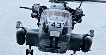CH-53 Super Stallion: Trực thăng đổ bộ "khủng", trang bị 2 súng máy