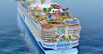 Icon of the Seas: Tàu du lịch lớn nhất thế giới như công viên nước cạnh khách sạn 5 sao