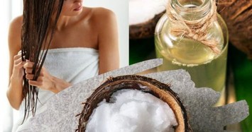 Những cách sử dụng dầu dừa để tóc mượt, da láng