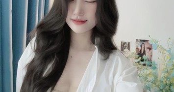 Hot girl Quảng Ninh chỉ cách tôn vòng 1 đẹp không phô với sơ mi