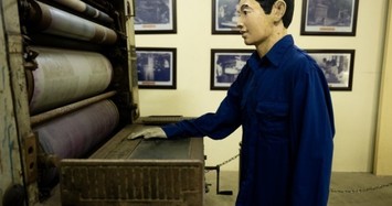 Máy in tờ tiền “con trâu xanh” đầu tiên của Việt Nam ở đồn điền lịch sử