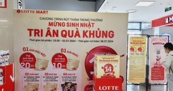 Sinh nhật Lotte Mart Phú Thọ: Cơ hội trúng quà khủng cùng hàng loạt khuyến mãi hấp dẫn