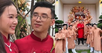 Lễ vu quy của Midu: Đội bê tráp đông nhất nhì showbiz Việt lộ diện