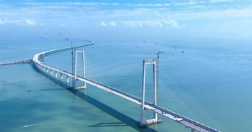 Siêu công trình vượt biển 24km vừa thông xe sau 7 năm xây dựng của Trung Quốc gây 'sốc"