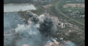 Báo Nga đăng video Ukraine ném bom thông minh JDAM ở Bakhmut