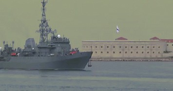 Nga đăng video tình trạng tàu trinh sát sau cuộc tập kích của xuồng không người lái Ukraine