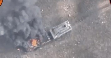 Bộ Quốc phòng Ukraine tung video bắn cháy hệ thống phòng không Nga ở chiến trường