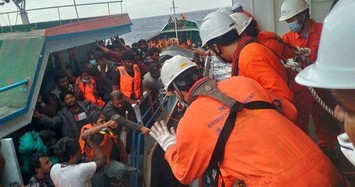 Bà Rịa - Vũng Tàu đón hơn 300 người quốc tịch Sri Lanka gặp nạn trên biển