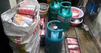Bình gas mini tái sử dụng: Hiểm họa khôn lường