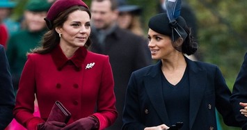 Chị em dâu Hoàng gia Anh Kate-Meghan bằng mặt không bằng lòng?