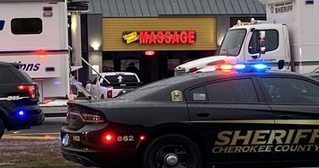 Hiện trường xả súng vào tiệm massage ở Mỹ khiến 6 người gốc Á thiệt mạng 
