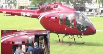 Một đại gia thuê trực thăng đi mua cơm giữa phong tỏa vì COVID-19