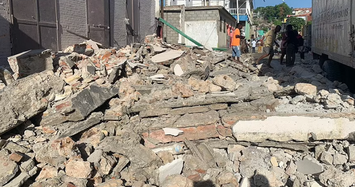 Hiện trường trận động đất rung chuyển Haiti khiến nhiều người chết
