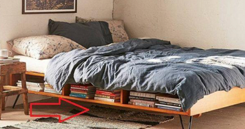 5 thứ không nên để gầm giường kẻo rước họa vào thân