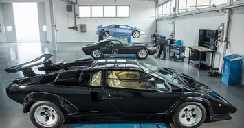 Nơi phục chế và gìn giữ mọi model của những chiếc siêu xe Lamborghini cổ