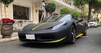 Ngắm siêu xe Ferrari 458 Spider giá hơn 15 tỷ trên đường phố Sài Gòn