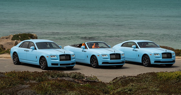 Choáng ngợp với dàn xe siêu sang Rolls-Royce 'khoác áo xanh'