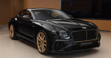 Trên thế giới chỉ có 10 chiếc Bentley Continental GT Aurum Edition mạ vàng 