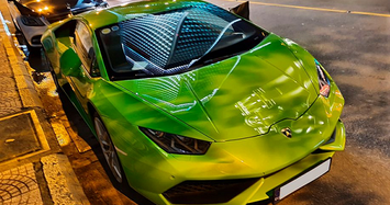 Cận cảnh siêu Lamborghini Huracan tiền tỷ của thiếu gia Phan Thành