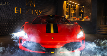 Cận cảnh siêu xe độc nhất thế giới Ferrari F8 Tributo Modena Italy 