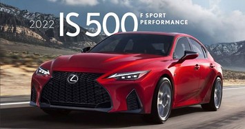 Cận cảnh xe sang Lexus IS 500 F Sport Performance giá chỉ từ 1,28 tỷ 