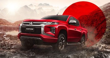 Cận cảnh xe bán tải Mitsubishi Triton Passion Red Edition giá từ 606 triệu đồng