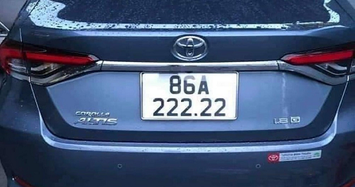 Chủ xe Toyota Corolla Altis bấm trúng biển số ngũ quý 2 