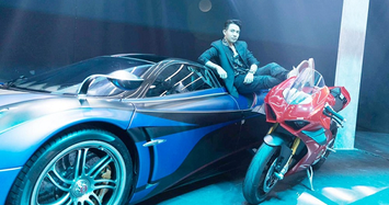 Đại gia siêu xe Minh Nhựa khoe bom tấn Ducati Superleggera V4 và Pagani Huayra 