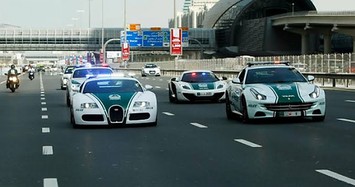 Cảnh sát Dubai và Qatar dùng dàn siêu xe đắt đỏ để tuần tra 