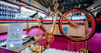 Chiếc xe đạp dát vàng giá gần 10 tỷ đồng 