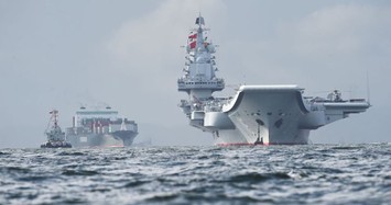Cận cảnh nhóm tác chiến tàu sân bay hùng hậu của Trung Quốc