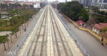 Xem diện mạo tuyến metro Nhổn - ga Hà Nội từ trên cao