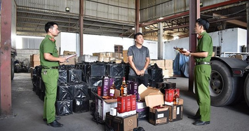 Ninh Bình: Tạm giữ 1.200 chai rượu ngoại không rõ nguồn gốc