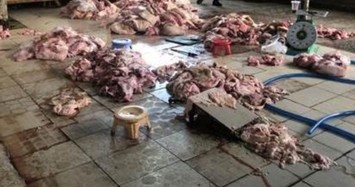 Đồng Nai: Phát hiện hơn 1 tấn thịt bẩn chuẩn bị được đưa đi tiêu thụ 