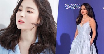 Song Hye Kyo diện váy xẻ sâu khoe ngực hậu ly hôn
