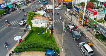 Cận cảnh căn nhà 4 mặt tiền giữa ngã tư ở Sài Gòn được đền bù 5,1 tỉ đồng