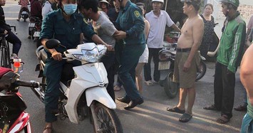 Đối tượng cướp giật bị Trưởng ban Chỉ huy quân sự phường truy đuổi, khống chế ngay trên đường Sài Gòn
