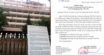 Thứ trưởng Bộ GD-ĐT Lê Hải An rơi lầu tử vong: Lãnh đạo Đại học Mỏ nói gì?