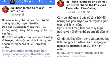 Nữ giám đốc ở Phú Quốc lên facebook chửi hiệu trưởng vì để con gái lưu ban 