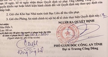 Giám đốc Công ty Nam Mekong Bạc Liêu bị phạt 7,5 triệu vì bịa chuyện chạy dự án 10 tỷ đồng