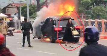 Hình ảnh kinh hoàng vụ cháy xe Mercedes GLC tiền tỷ