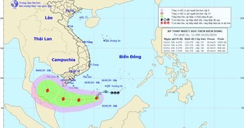 Công điện yêu cầu Khẩn trương ứng phó áp thấp nhiệt đới trên biển Đông