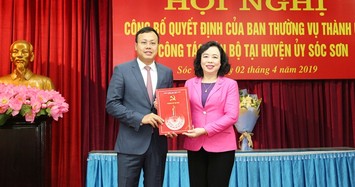 Con trai ông Phạm Quang Nghị làm Phó Bí thư huyện Sóc Sơn