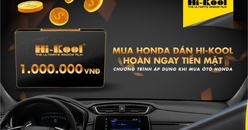 Ưu đãi lớn cho khách hàng dán phim cách nhiệt Hi-Kool mua ô tô Honda
